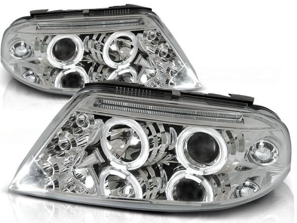 Scheinwerfer Angel Eyes für VW Passat 3BG Bj. 00-05 Chrom